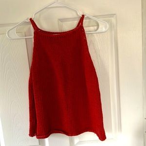 Banana Republic cropped boho sweater